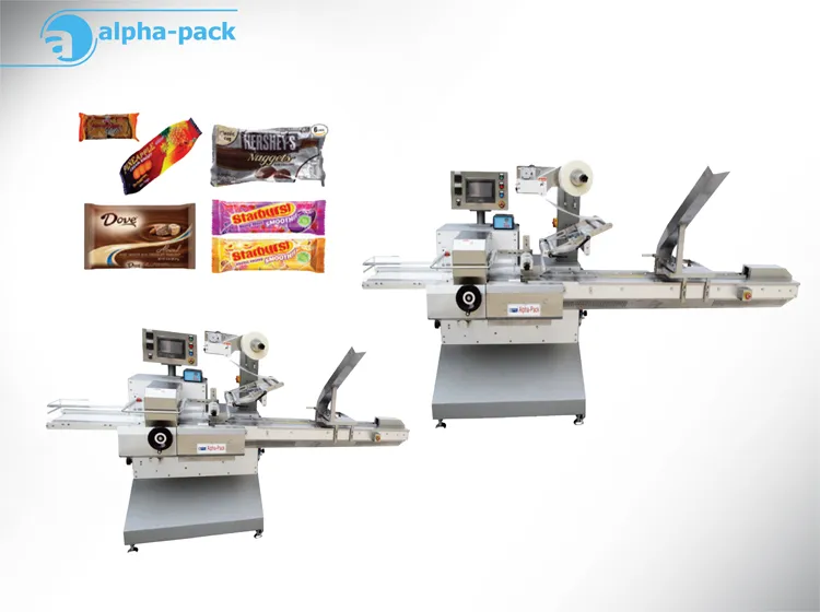 AHP-500-S3 Servo Driven Top Film Horizontal Flow Wrapper Machine