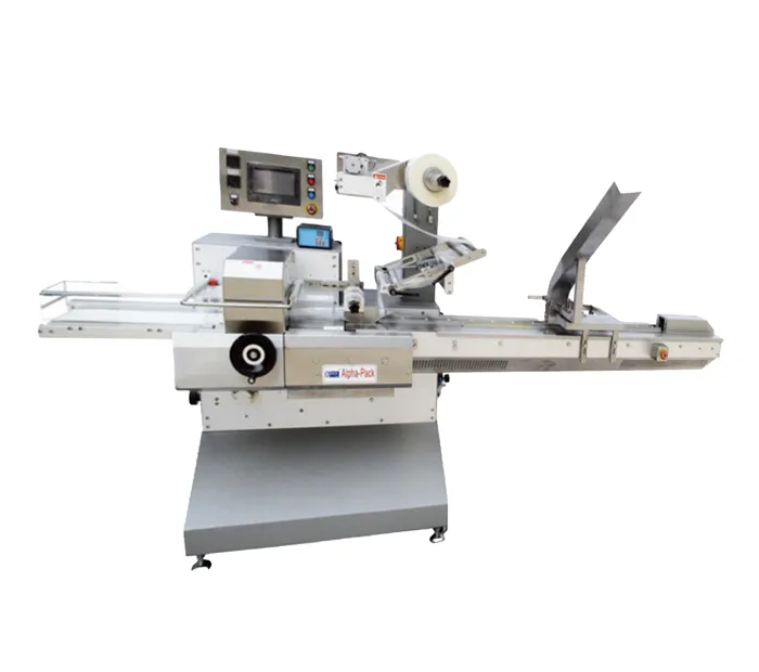 ahp-500-s3 servo driven top film horizontal flow wrapper machine