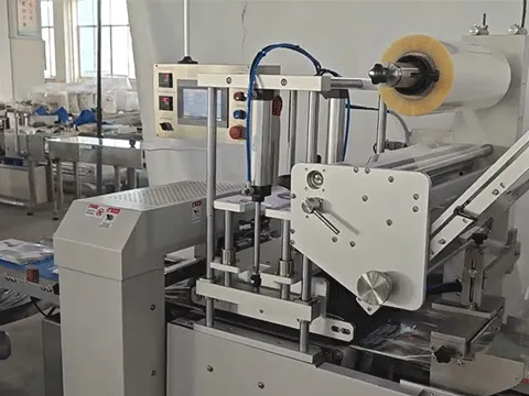 AHP-600-S3 Servo Driven Top Film Horizontal Flow Wrapper Machine